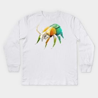 Fictional Animal Origami #23 Kids Long Sleeve T-Shirt